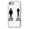 my wife your wife black design iPhone 8