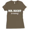 mr right in training Ladies Fitted T-Shirt