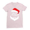 santa claus merry christmas Ladies Fitted T-Shirt