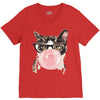 cat V-Neck Tee