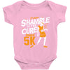 shamble to the cure zombie 5k Baby Onesie