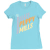 i hate puppy mills Ladies Fitted T-Shirt
