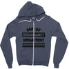 redundancy Zipper Hoodie