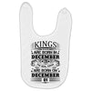Real Kings Are Born On December 1 Baby Bibs