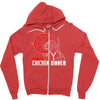 battle ground winner winner chicken dinner Zipper Hoodie