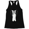 disheveled tuxedo Racerback Tank