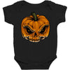 skull pumpkin Baby Bodysuit
