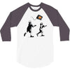 banksy kids play t.v. ball 3/4 Sleeve Shirt