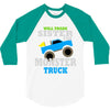 monster truck shirt for boys toddlers 3/4 Sleeve Shirt
