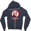 Impeach 45 Stop Trump Zipper Hoodie