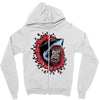 shark attack Zipper Hoodie