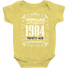 vintage made in 1984 perfectly aged a living legend Baby Bodysuit