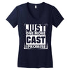 Just One More Cast I Promise Women's V-Neck T-Shirt