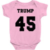 Trump 45 jersey number Baby Bodysuit