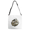 neverending fight Adjustable Strap Totes