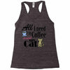 coffee cat Racerback Tank