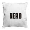 nerd (3) Throw Pillow