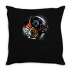 daft yin yang Throw Pillow