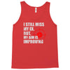 i still mis my ex but my aim is improving Tank Top