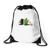 worm magic Drawstring Bags