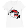 samurai jack and aku yin yang Ladies Fitted T-Shirt