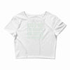 kiss me i'm drunk or irish Crop Top