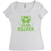 sham rocker shamrock Women's Triblend Scoop T-shirt