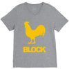 cock block V-Neck Tee