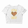 extra cheesy Crop Top