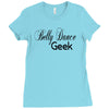 belly dance geek choose your own style dark Ladies Fitted T-Shirt