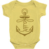 anchored faith Baby Onesie