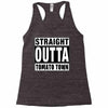 straight outta tomato town Racerback Tank