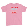 yes i am a firefighter Youth Tee