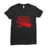 hot sauce emergency Ladies Fitted T-Shirt