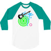 guitar retro music 3/4 Sleeve Shirt