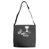nuke the whales Adjustable Strap Totes