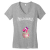 Pregosaurus Girl Women's V-Neck T-Shirt