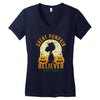 great pumpkin believer Women's V-Neck T-Shirt