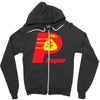 paper Zipper Hoodie