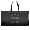 Dear Daddy, Thanks for Being my Dad Baby Boy Letter to Father Weekender Totes