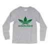 addicted ~ mens funny Long Sleeve Shirts