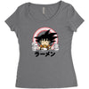 saiyan ramen Women's Triblend Scoop T-shirt