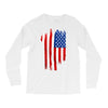 sa distress flag cool american Long Sleeve Shirts
