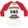 Super Cool Dad Of A Freaking Awesome Son 3/4 Sleeve Shirt