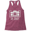oh snap Racerback Tank