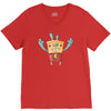 robo battery V-Neck Tee