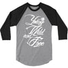 young wild and free new 3/4 Sleeve Shirt