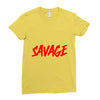 Martinez Twins savage Ladies Fitted T-Shirt