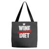 wine diet challenge accepted Tote Bags
