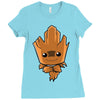 we are groot!! Ladies Fitted T-Shirt